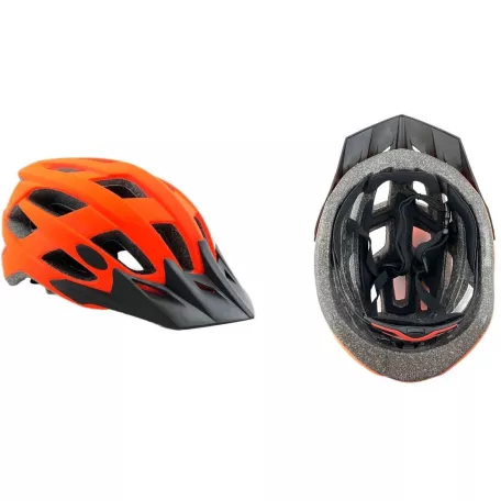 Шлем взрослый IN24-L-BK, р-р L (58-62 см), оранжевый