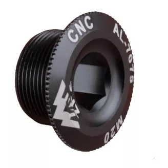 Винт прижимной для системы, CNC M20, алюминиевый, цвет черный