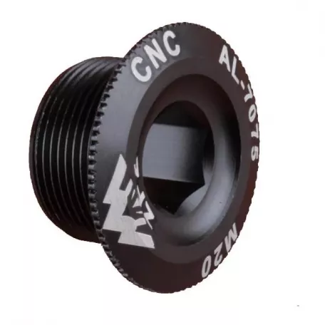 Винт прижимной для системы, CNC M20, алюминиевый, цвет черный