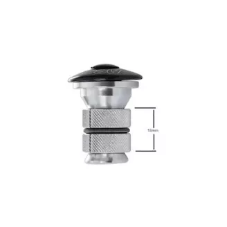 Якорь рулевой колонки, NECO C286G, для карбонового штока 1-1/8", многораз., длина 25 мм, черный