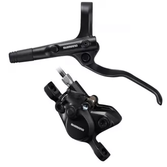 Тормоз диск. Shimano, MT200, BL(лев)/BR(пер), пласт. кол., 1000мм, цв. черн.