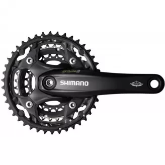 Система Shimano Deore, FC-M522, Oct, 3x10 ск, 42/32/24t, 170 мм, черная