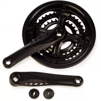 Шатуны SMWY, SP346P6-170BK, 24/34/42, сталь, чёрн. 170 мм