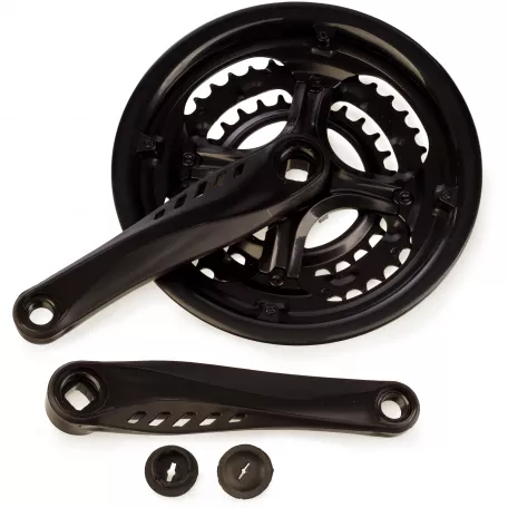 Шатуны SMWY, SP346P6-170BK, 24/34/42, сталь, чёрн. 170 мм