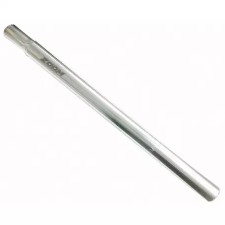 Подседельный штырь 25.4х400 мм, ZOOM SP-102, "трубка" алюминий, серебристый