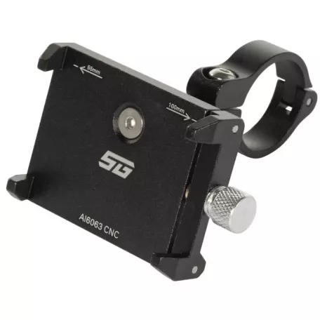 Держатель телефона STG, BC-B705, алюм. чёрный