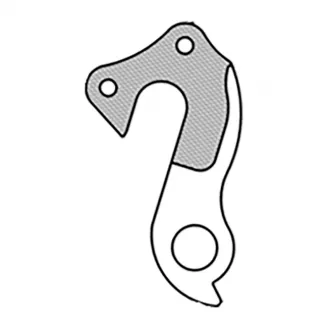 Дропаут D441 (GH-254, № 197), литой черный, винты