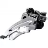 Переключатель передний Shimano Deore XT, FD-M8000-L, нижн. хомут, side-swing, для 3x11, верхн. тяга