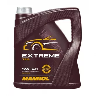 Масло моторное MANNOL Extreme 7915 5W-40 SN / CH-4 ESTER, 4л.