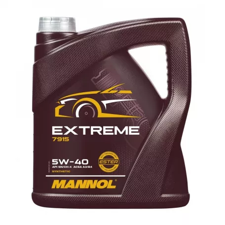 Масло моторное MANNOL Extreme 7915 5W-40 SN / CH-4 ESTER, 4л.