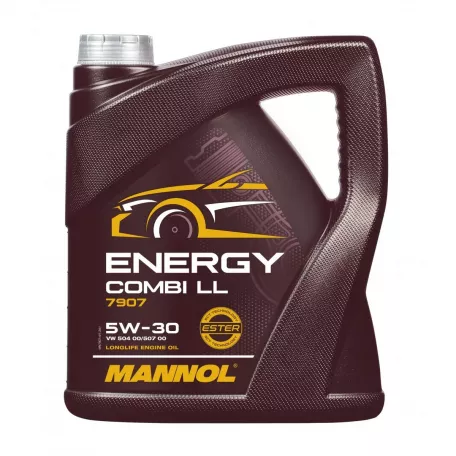 Масло моторное MANNOL Energy Combi LL 7907 5W-30 SM / CF, 4л.