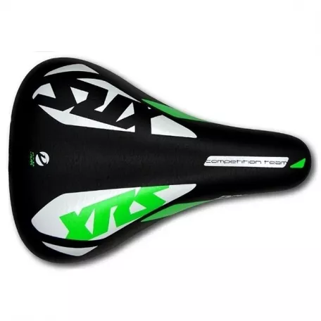 Седло DDK 1212A XRS детское (чёрный, белый, зелёный)