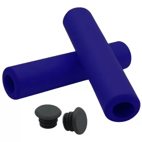 Грипсы SKILL SILICO NBR 125мм, цвет синий