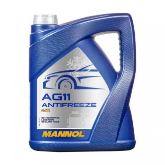 Антифриз MANNOL, AG11-75 синий, 5л.