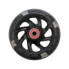 Колесо для трюкового самоката 112мм WF-4105 с подшип., светящееся, черное