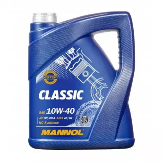 Масло моторное MANNOL Classic 7501 10W-40 SN / CH-4 ESTER, 5л.