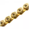 Цепь 1 скорость, KMC HL1-W, 100 звеньев, с замком, цвет золотистый