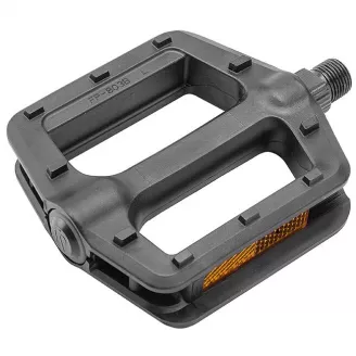 Педали FP-803B, ось 9/16", пластик, чёрные