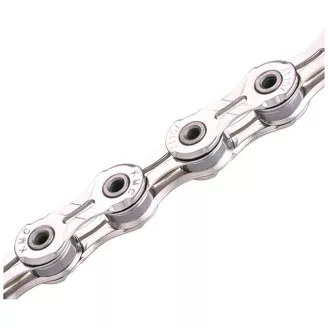 Цепь 11 скоростей, KMC X11SL, 118 звеньев, с замком, серебристая