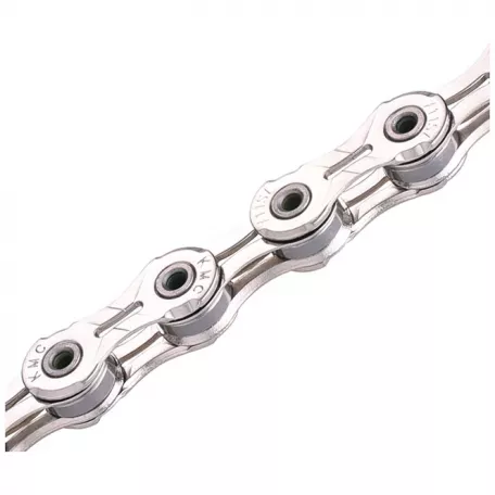 Цепь 11 скоростей, KMC X11SL, 118 звеньев, с замком, серебристая