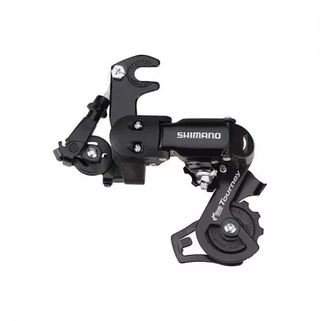 Переключатель задний Shimano Tourney, RD-FT35, SS, 6-7 ск, на ось, черный