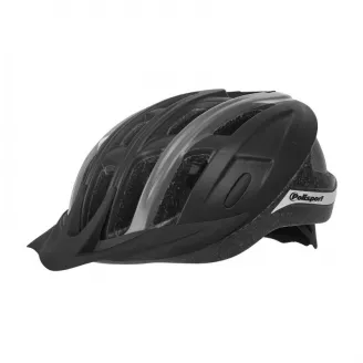 Шлем, POLISPORT, 58-62см, Ride In, цвет чёрный