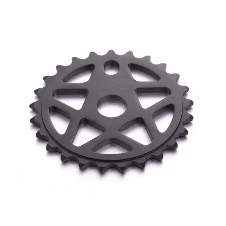 Звезда передняя BMX, 1/2 x 1/8 ", 25T, алюм., чёрная