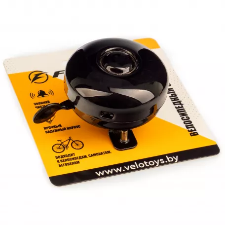 Звонок TD-0201BK сталь, черный, Favorit