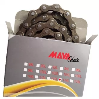 Цепь 6, 7 скоростей, MAYA M30, 116 звеньев, с пином