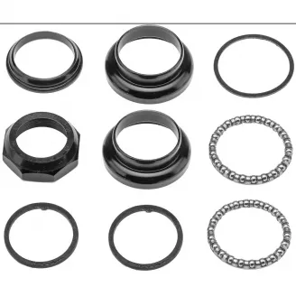 Рулевая ЕС34/28.6 | EC34/30 ; NECO H841 (1-1/8", неинт., резьб., шарики, сталь, черн.)