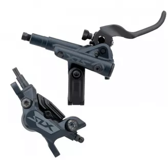 Тормоз диск. SLX, M7100, j-kit, BL(прав.)/BR(задн M7120, 4 поршня), полимерные. кол., 1700мм