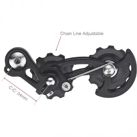 Натяжитель цепи Mr. Control, SSP-12US-1(34), 12T-13T, черный