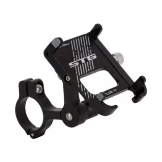 Держатель телефона STG B-731, алюминий, чёрный