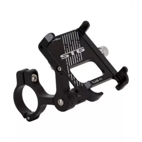 Держатель телефона STG B-731, алюминий, чёрный