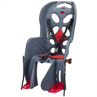 Кресло велосипедное детское HTP FRAACH Р на багажник, цвет серый