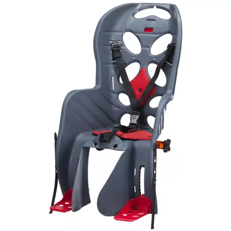 Кресло велосипедное детское HTP FRAACH Р на багажник, цвет серый