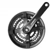Система Shimano Tourney, TY501, 175мм, Кв, 48/38/28, с защитой, с болтами, черн