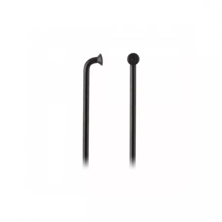 Спица 188 мм, 2, 5 мм, оцинк. сталь, чёрн., с ниппелем (заднее e-Alfa)