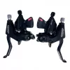 Манетки/тормозные ручки Shimano Altus, ST-M310, 3х8 ск, черные, тросы , оплетки