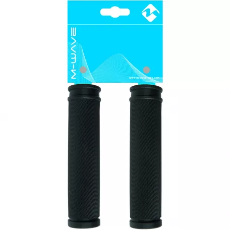 Грипсы M-WAVE, CLOUD SLICK, резин. с антискольз. структурой 130мм черные