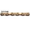 Цепь 6, 7, 8 скоростей, YBN SLA-H8, 114 звеньев, без замка, Ti-N Gold