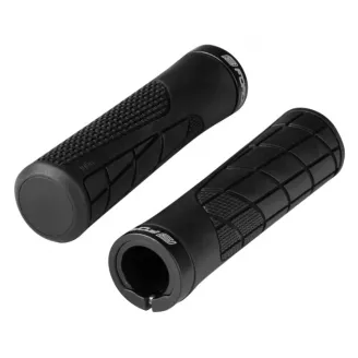 Грипсы FORCE ORIX, с замком, длина 130 мм, чёрные