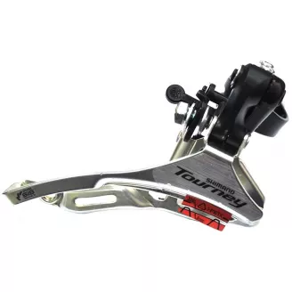 Переключатель передний Shimano Tourney, FD-TY300, 3x6/7 ск, 42T, вер. тяга, хомут 31, 8 мм