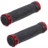 Грипсы Hualong HL-G202, длина 130 мм, чёрно-красные