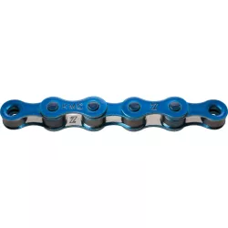 Цепь 1 скорость, KMC B1 Narrow, 112 звеньев, c замком, цвет синий