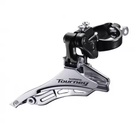 Переключатель передний Shimano Tourney, FD-TY300, 3x6/7 ск, 42T, нижн. тяга, хомут 28, 6 мм