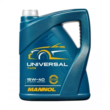 Масло моторное MANNOL Universal 7405 15W-40 SN / CH-4, 5л.