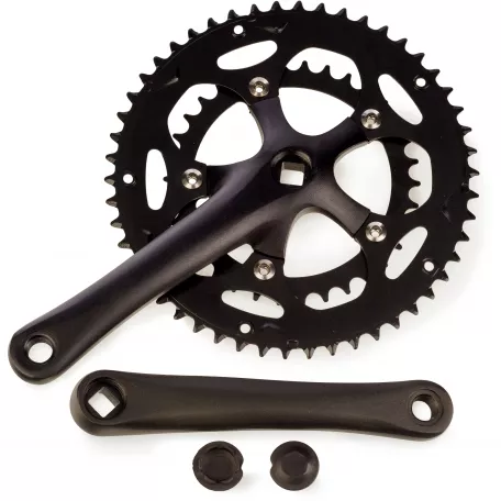 Шатуны SMWY, ХA212B-170BK, 110 PCD, 170 мм, Al, черные, БЕЗ ЗВЁЗД