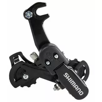 Переключатель задний Shimano Tourney, RD-TZ31A, 5-7 ск., GS, на ось