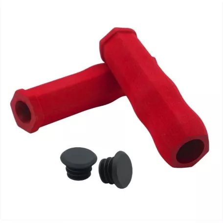 Грипсы SKILL HEXAGON EVA 125мм, цвет красный